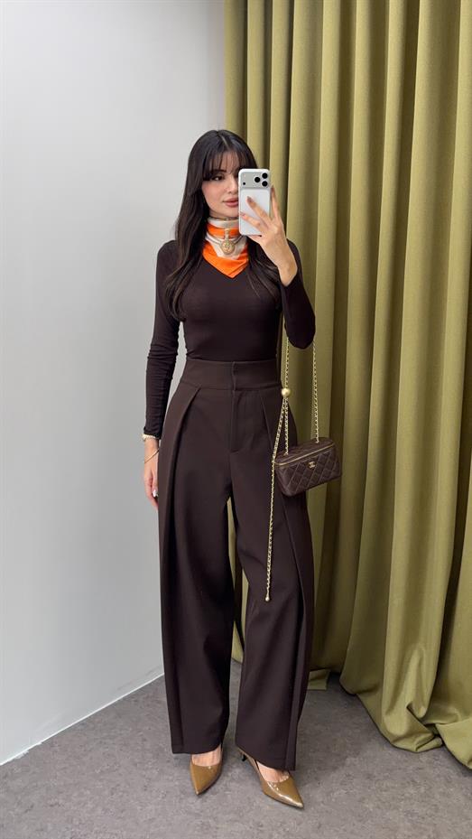 Premium Japan Kahve Pantolon