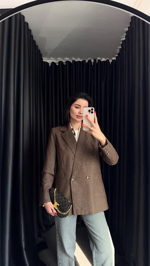 Premium Kahve Blazer