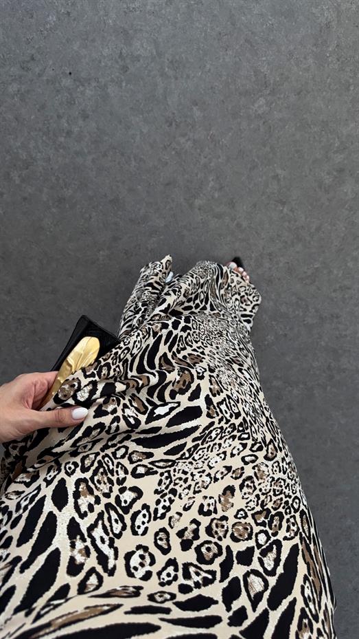 Premium Saten Maxi Elbise