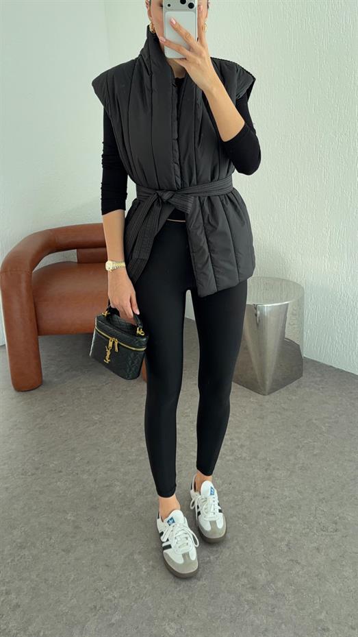 Premium Siyah Disco Tayt