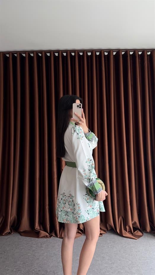 Premium Yeşil Kısa Elbise