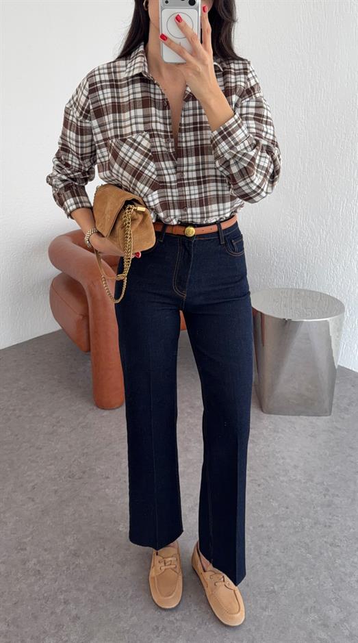 Rins Yıkama Flare Jean