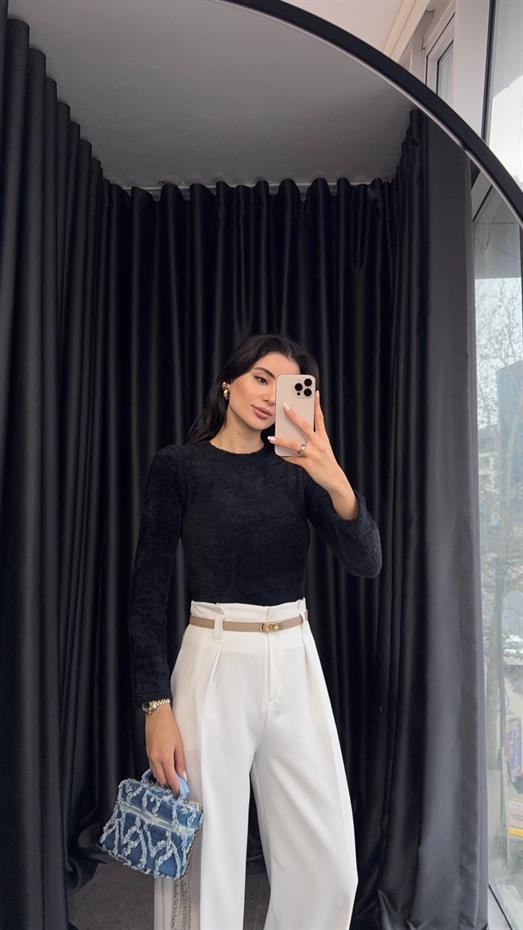 Sakallı Basic Lacivert Triko