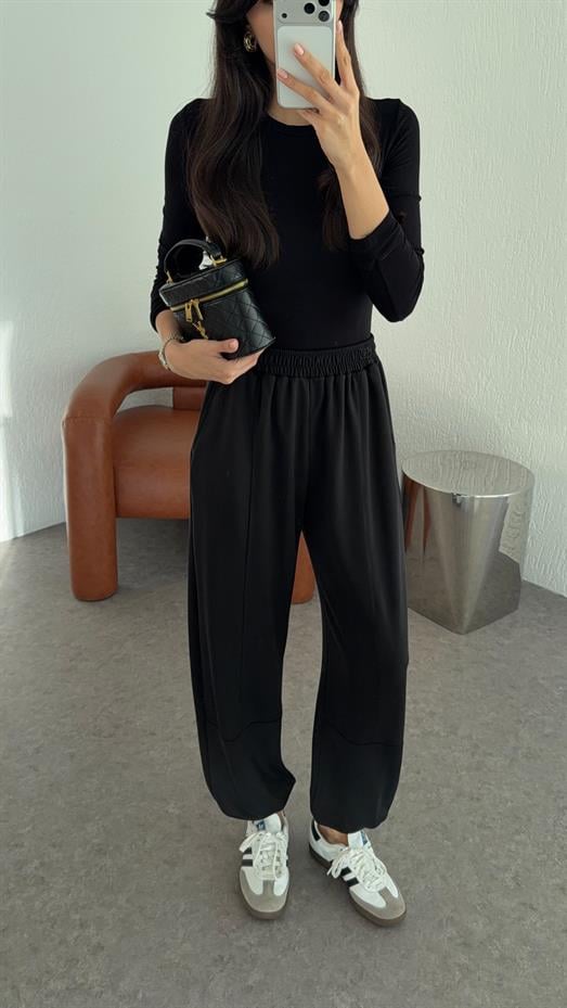 Şalvar Siyah Eşofman Altı