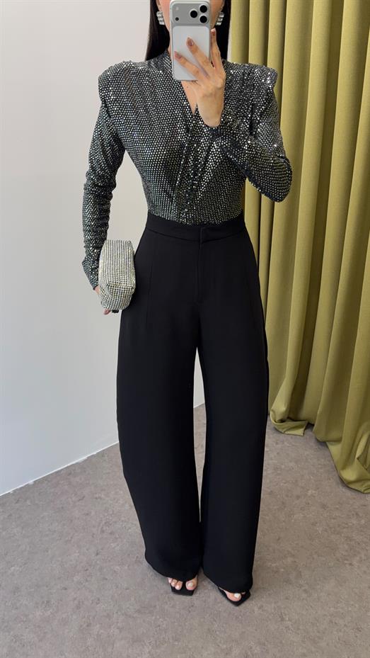 Siyah Balon Pantolon