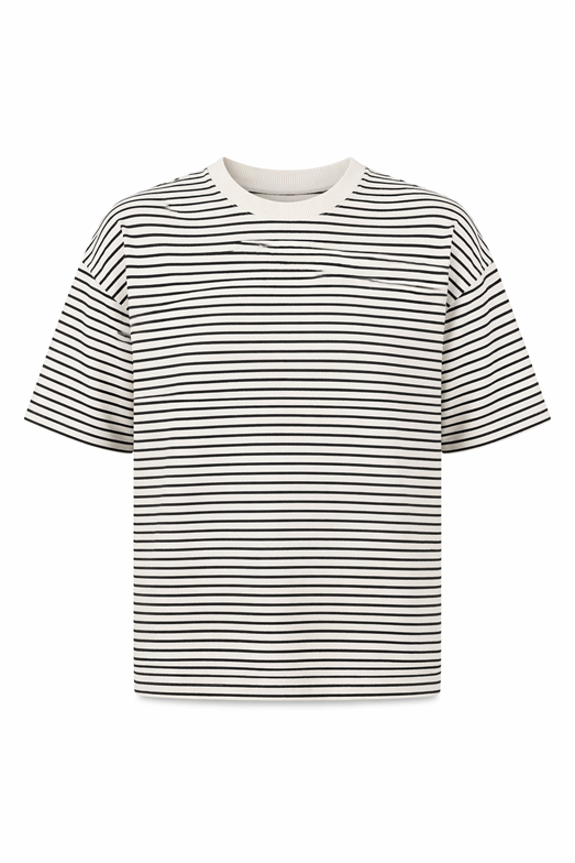 Siyah Çizgili Premium Tshirt