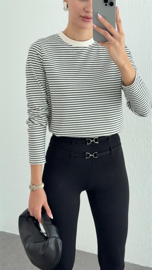 Siyah Çizgili Tok Basic