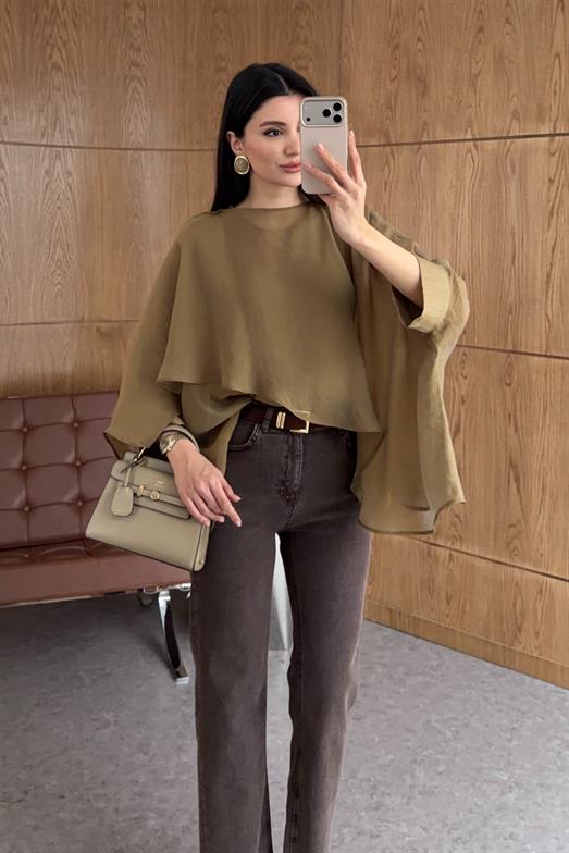 Soft Aura Olive Bluz