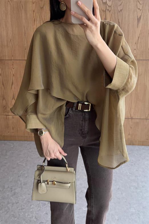 Soft Aura Olive Bluz