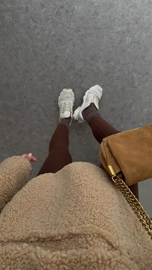 Sütlü Kahverengi Teddy Sweat