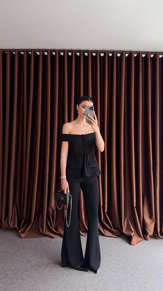 Tasarım Siyah Tulum