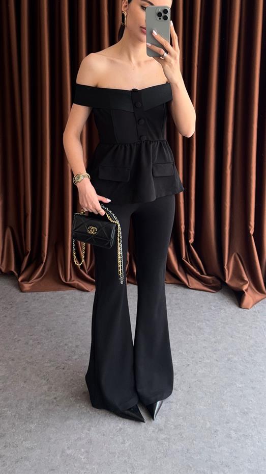 Tasarım Siyah Tulum