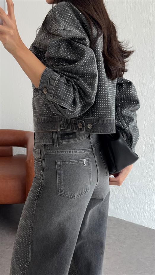 Taşlı Lüx Jean