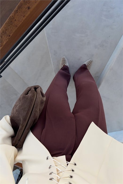 Tok Doku Mauve Premium Palazzo Pantolon
