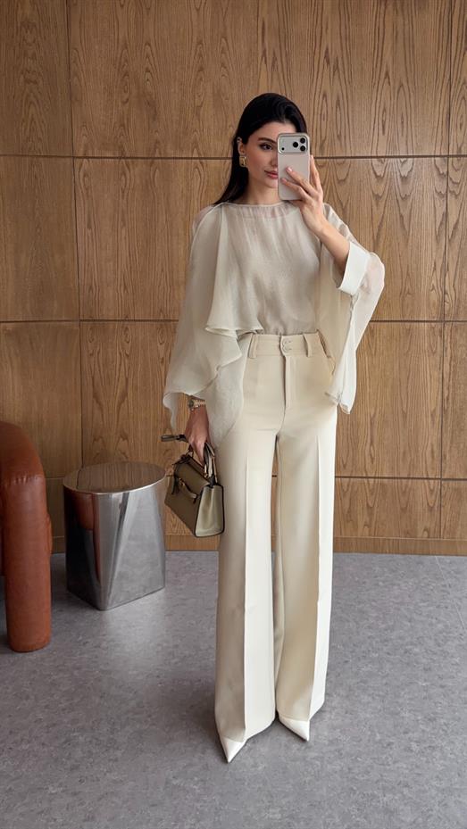 Tok Doku Premium Bej Pantolon