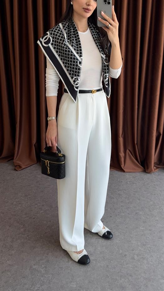 Tok Doku Premium Beyaz Palazzo