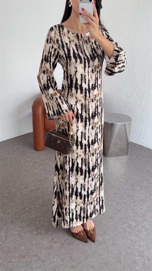 Uzun Batik Elbise