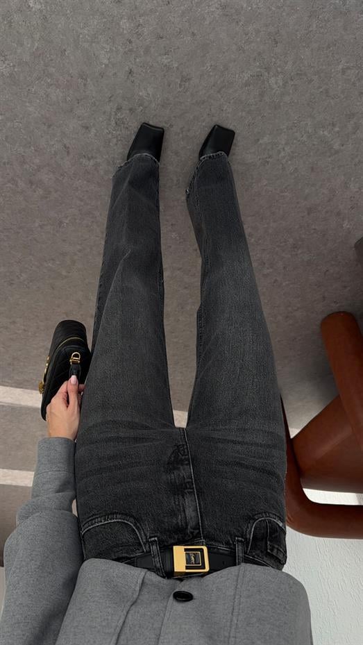 Wide Leg Antrasit Jean