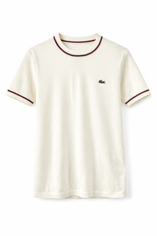 Yaka Biyeli Ekru Triko