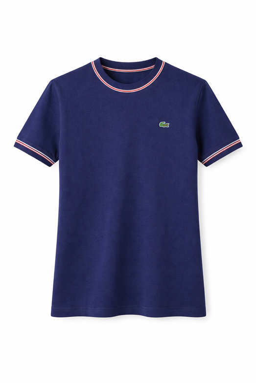 Yaka Biyeli Lacivert Triko