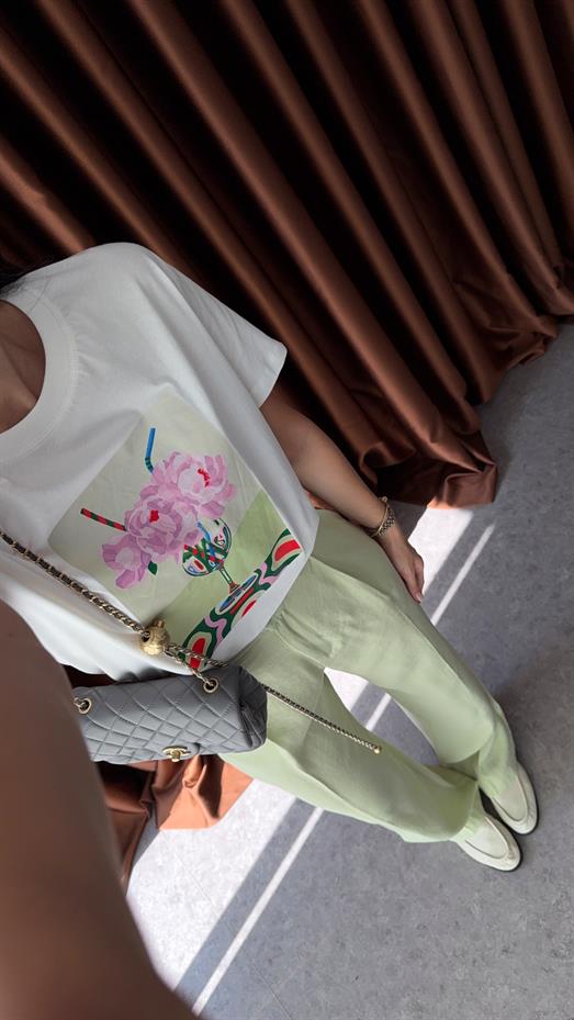 Yazlık Mint Pantolon