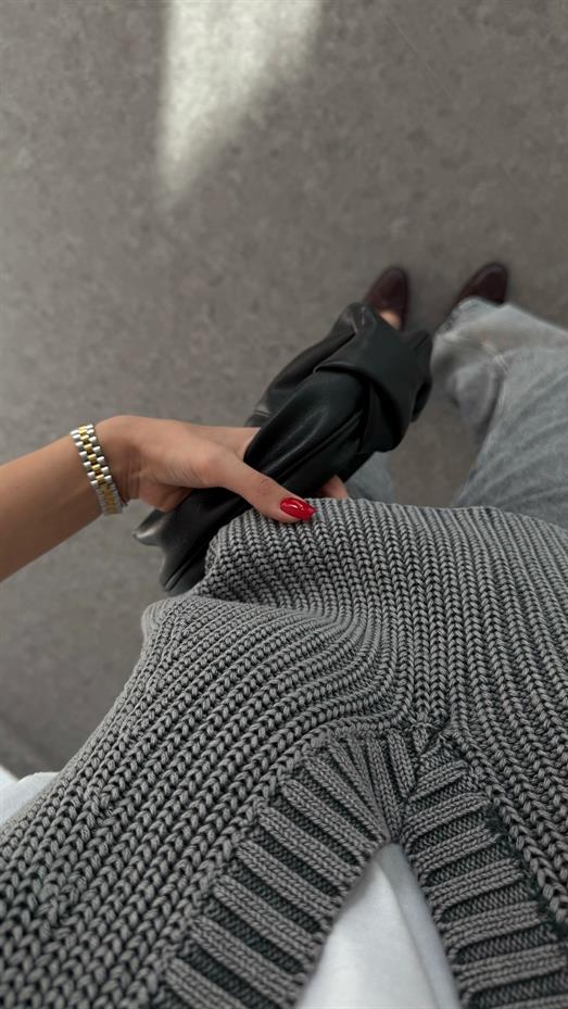 Yıkamalı Tshirtlü Süveter