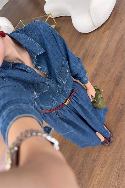 Yumuşak Denim Gömlek 