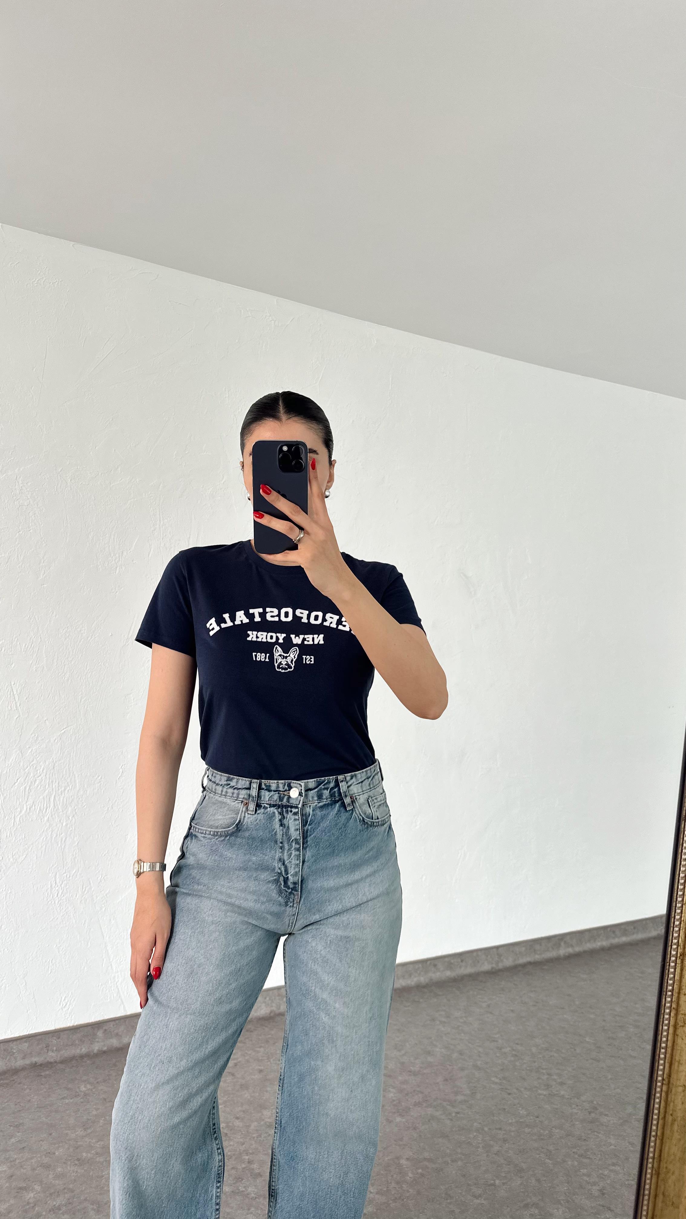 Aero 1987 Lacivert Tshirt