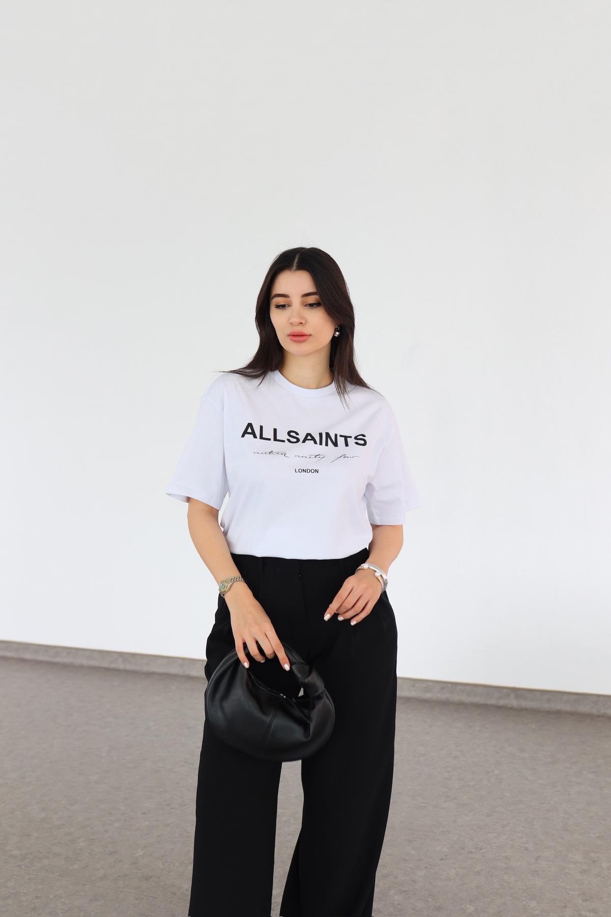 AllSaints Beyaz Tshirt