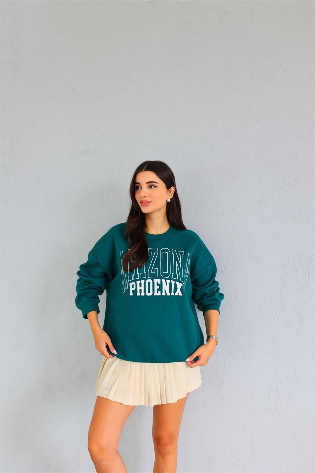 Arizona Üç İplik Lacivert Sweat