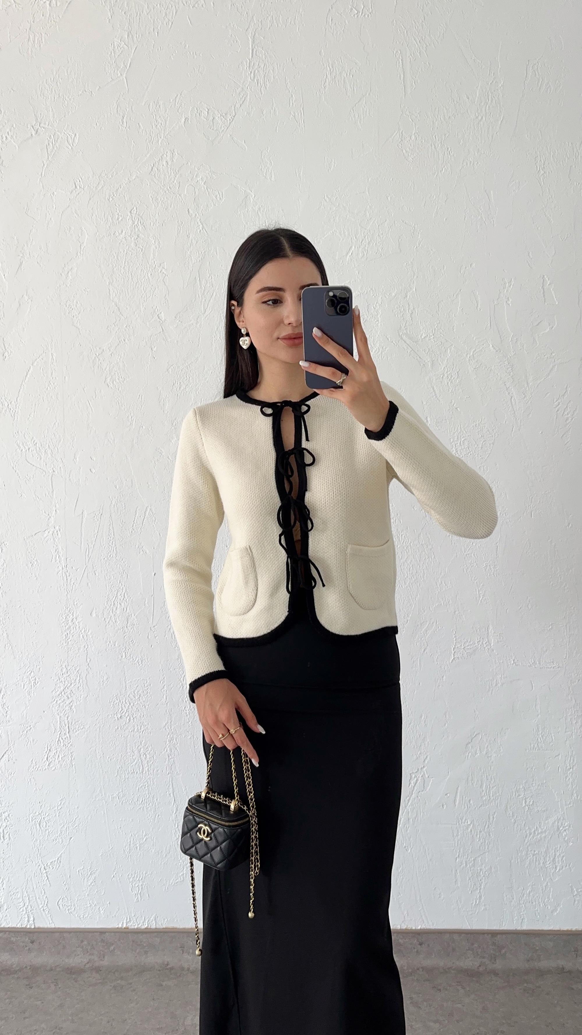 Bağlamalı Ceket Hırka