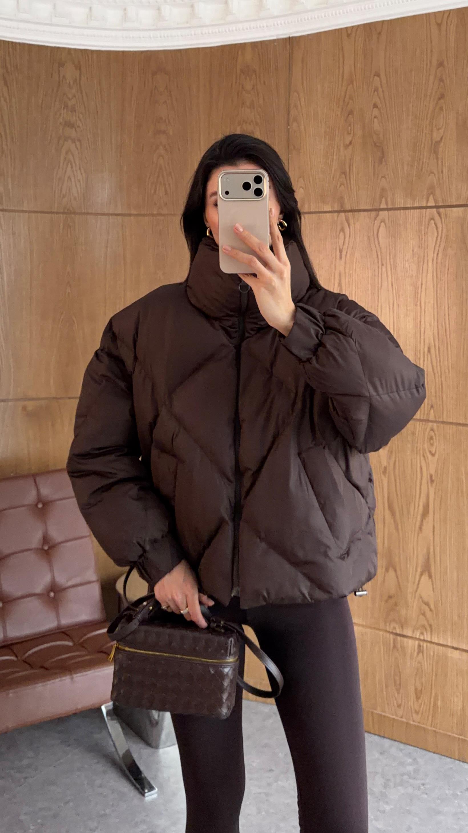 Baklava Dilimli Acı Kahve Mont