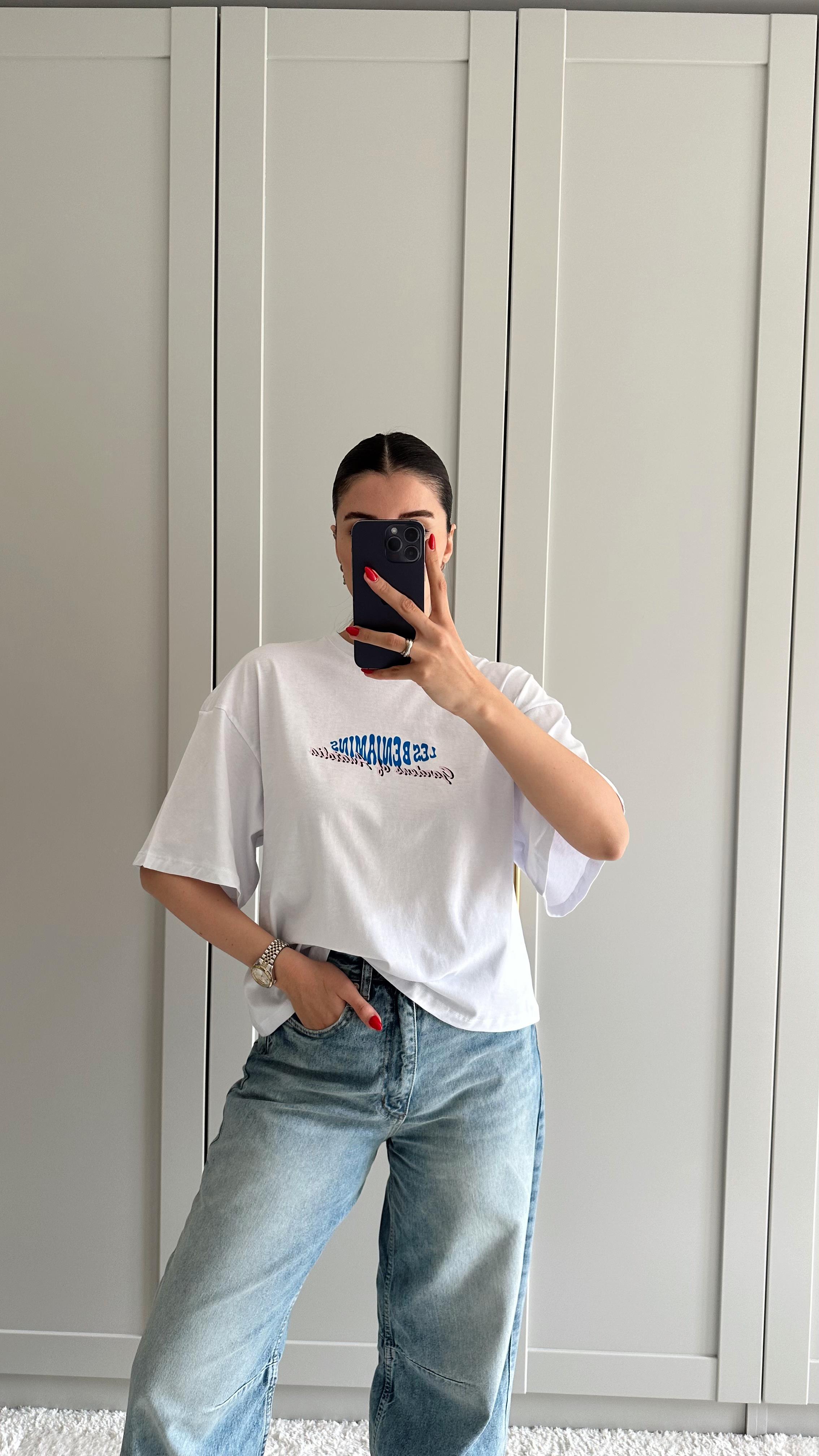 Benji Beyaz Tshirt