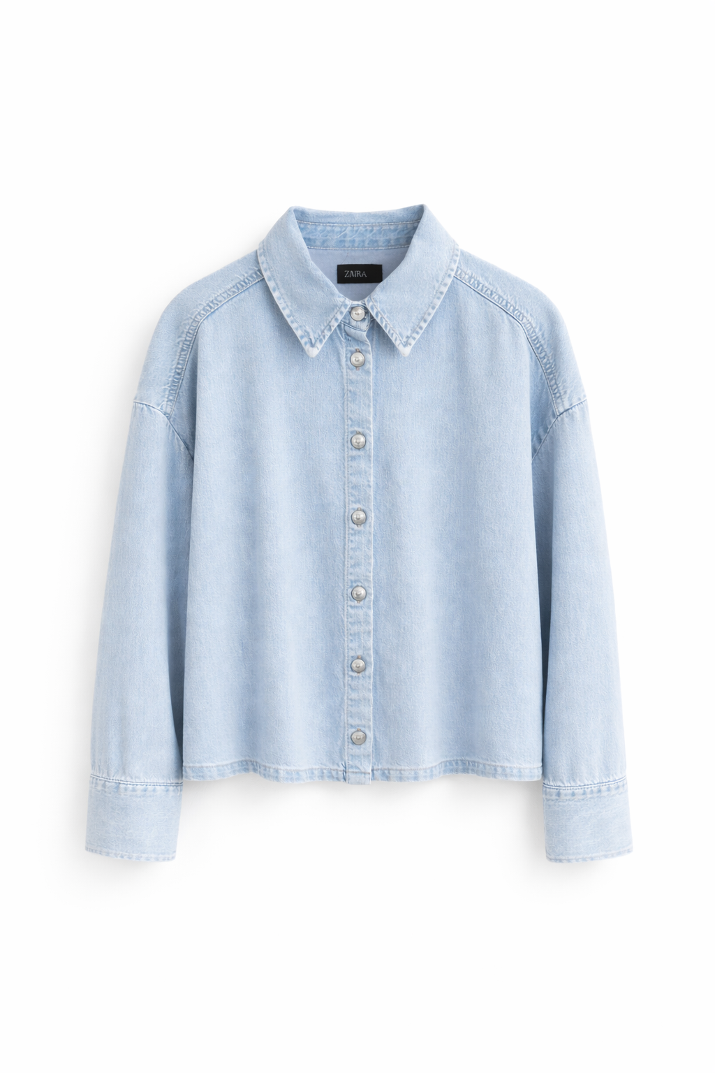 Buz Mavi Ceket Gömlek