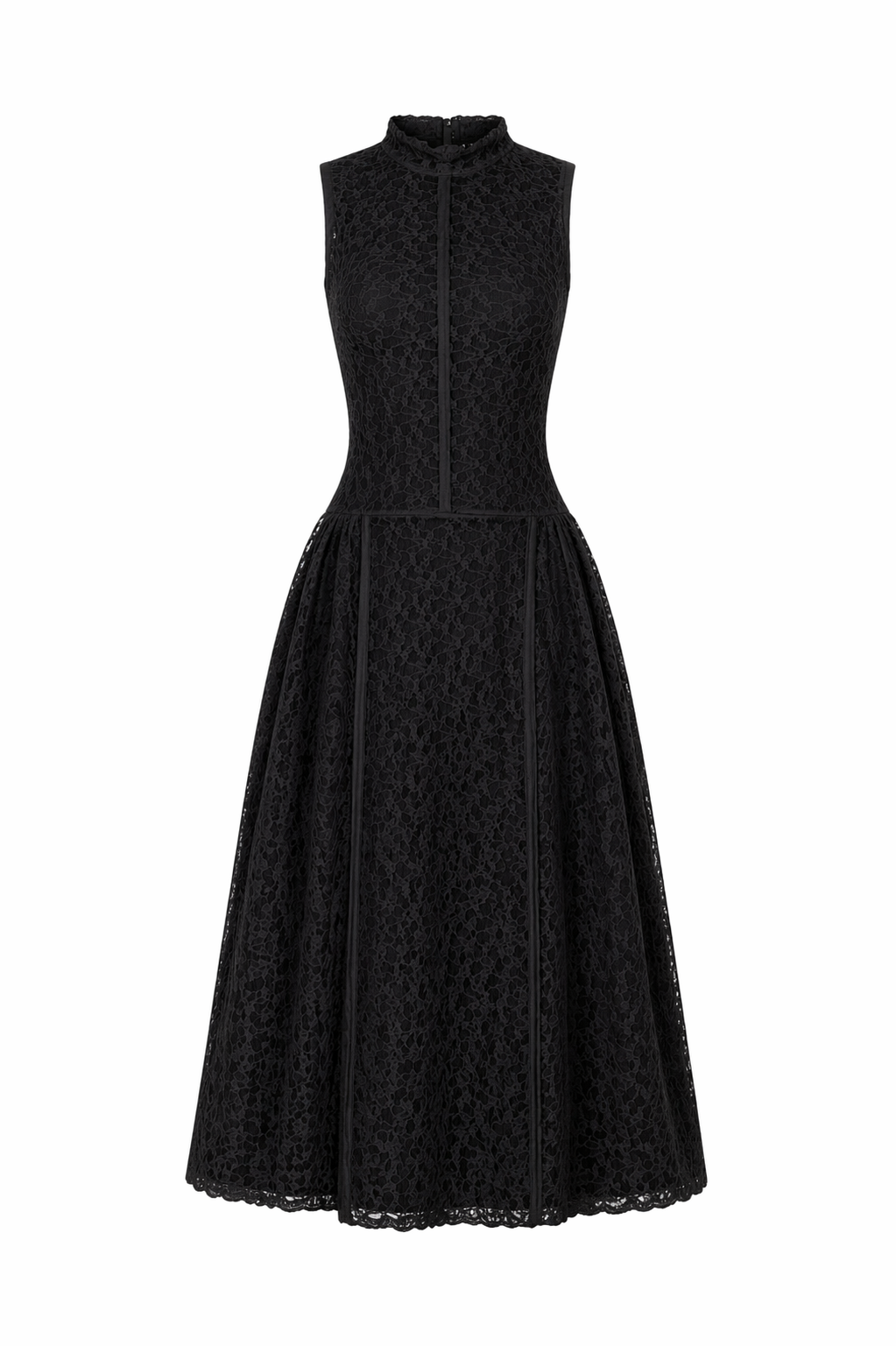 Dantelli Siyah Premium Biyeli Elbise