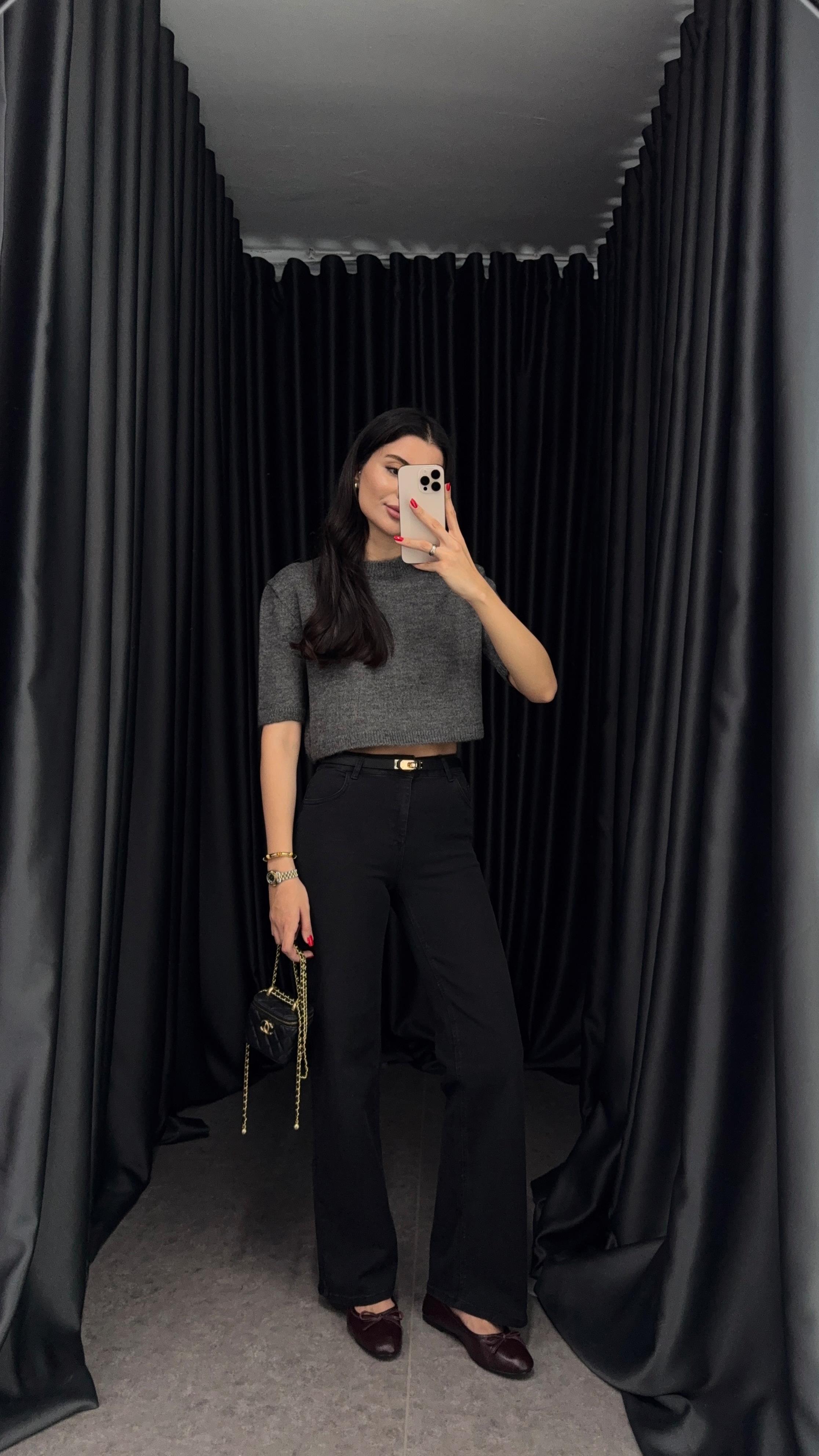 Full Likralı Antrasit Jean