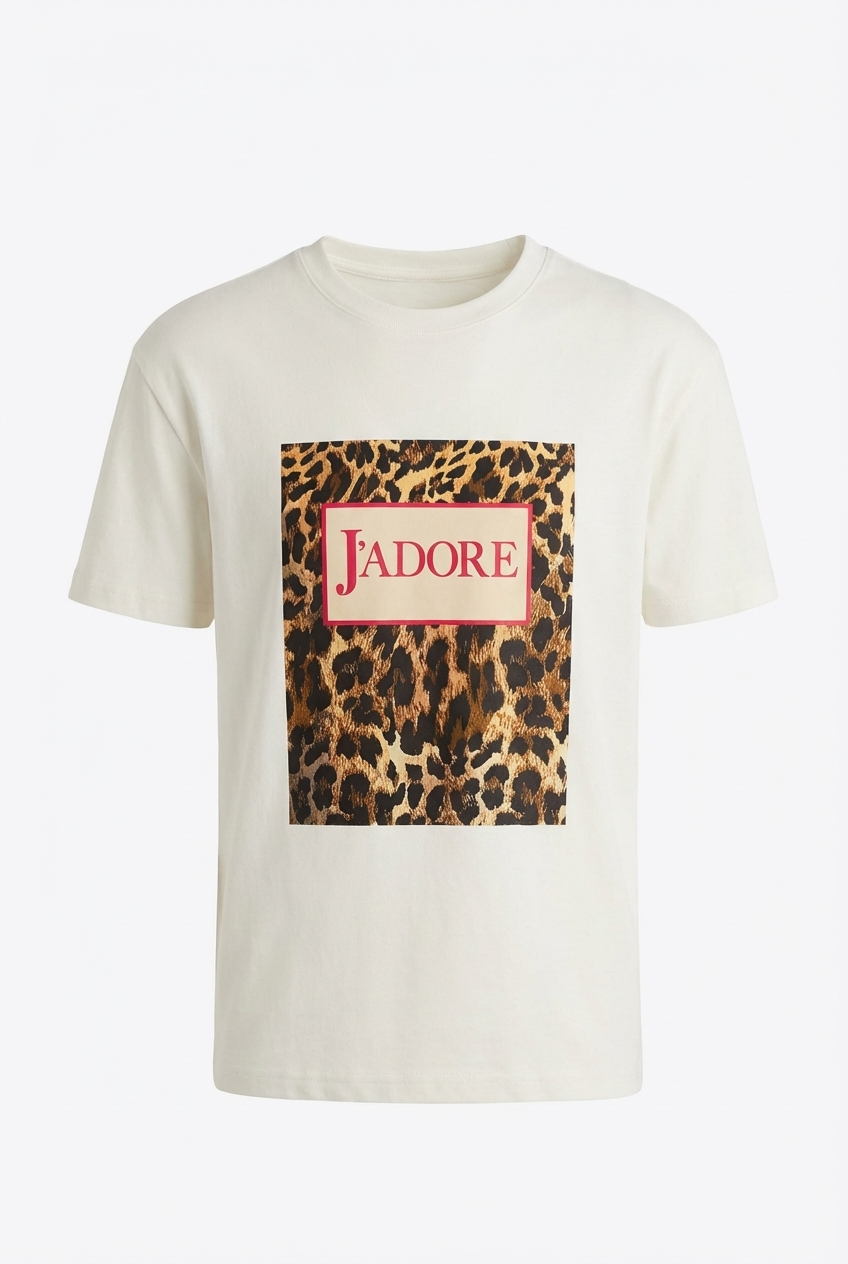 Jadore Beyaz Tshirt