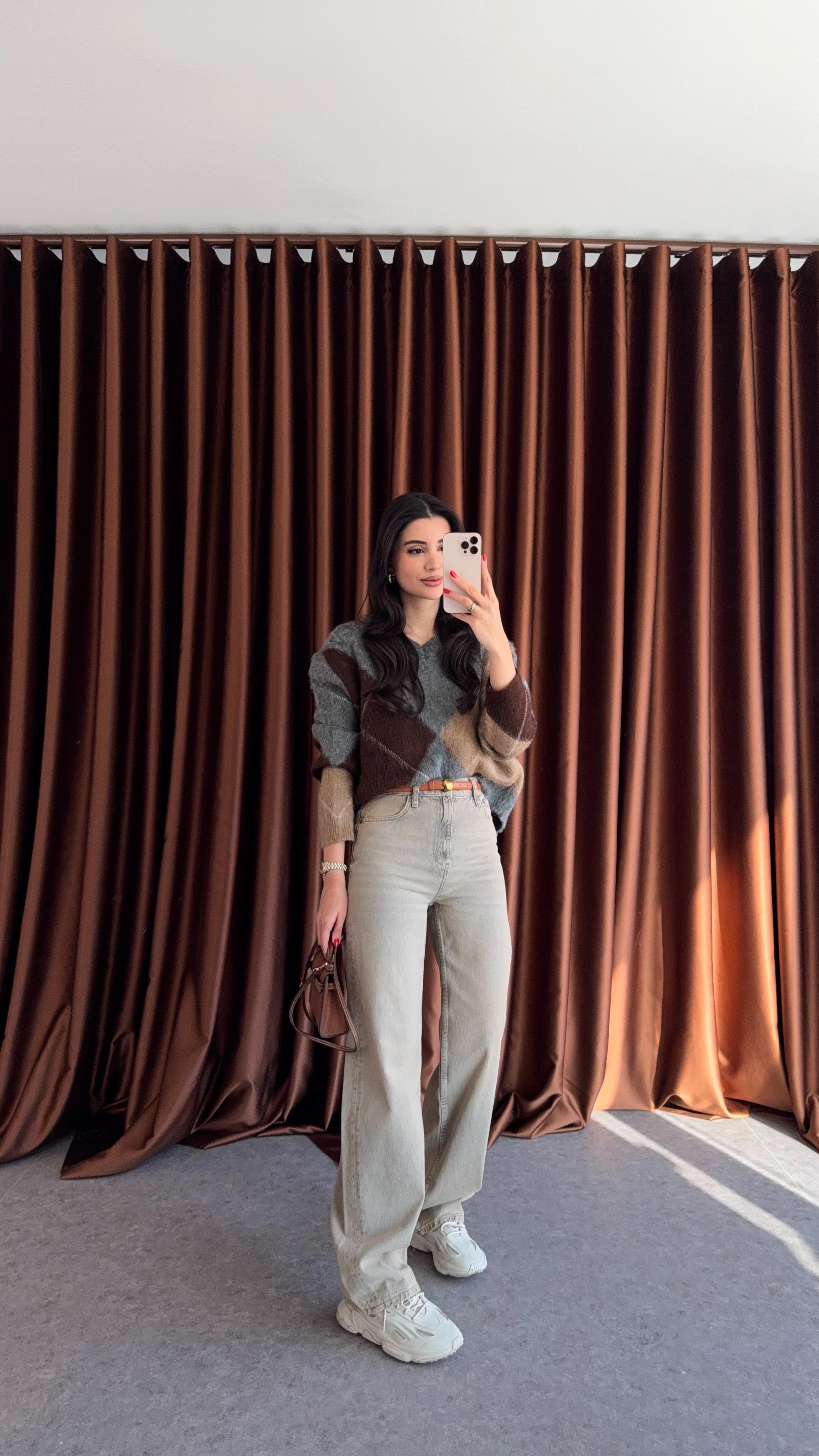 Kahve Yıkamalı Jean