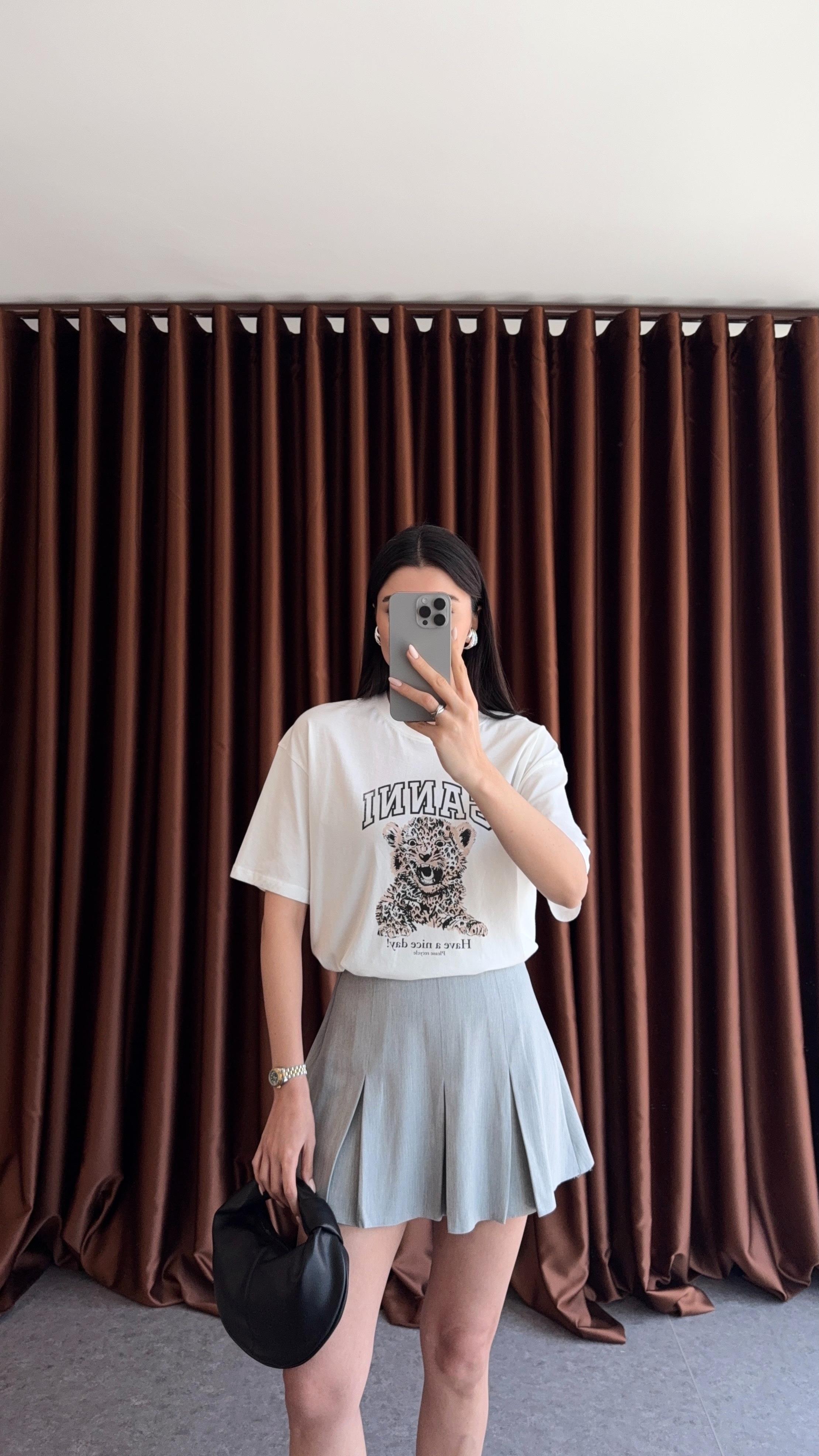 Kaplan Baskılı Tshirt