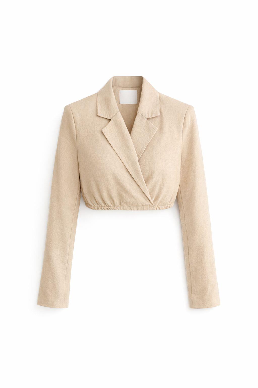 Kruvaze Sütlü Kahve Ceket