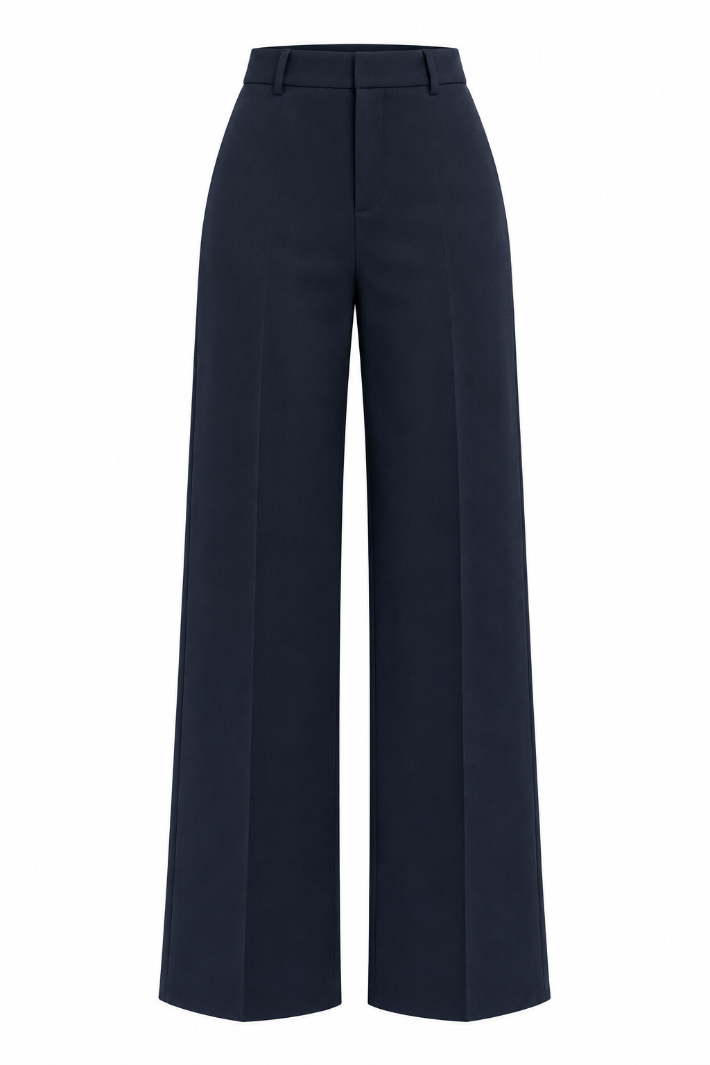 Lacivert Premium Kumaş Palazzo Pantolon