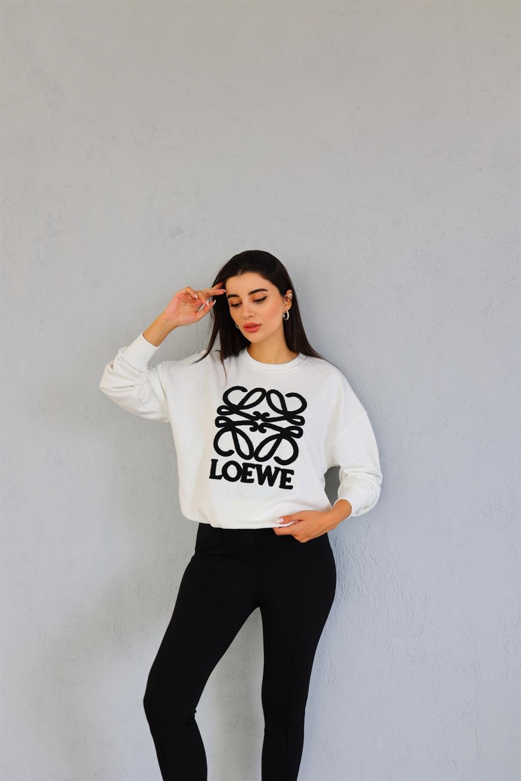 Loewe Beyaz Sweat