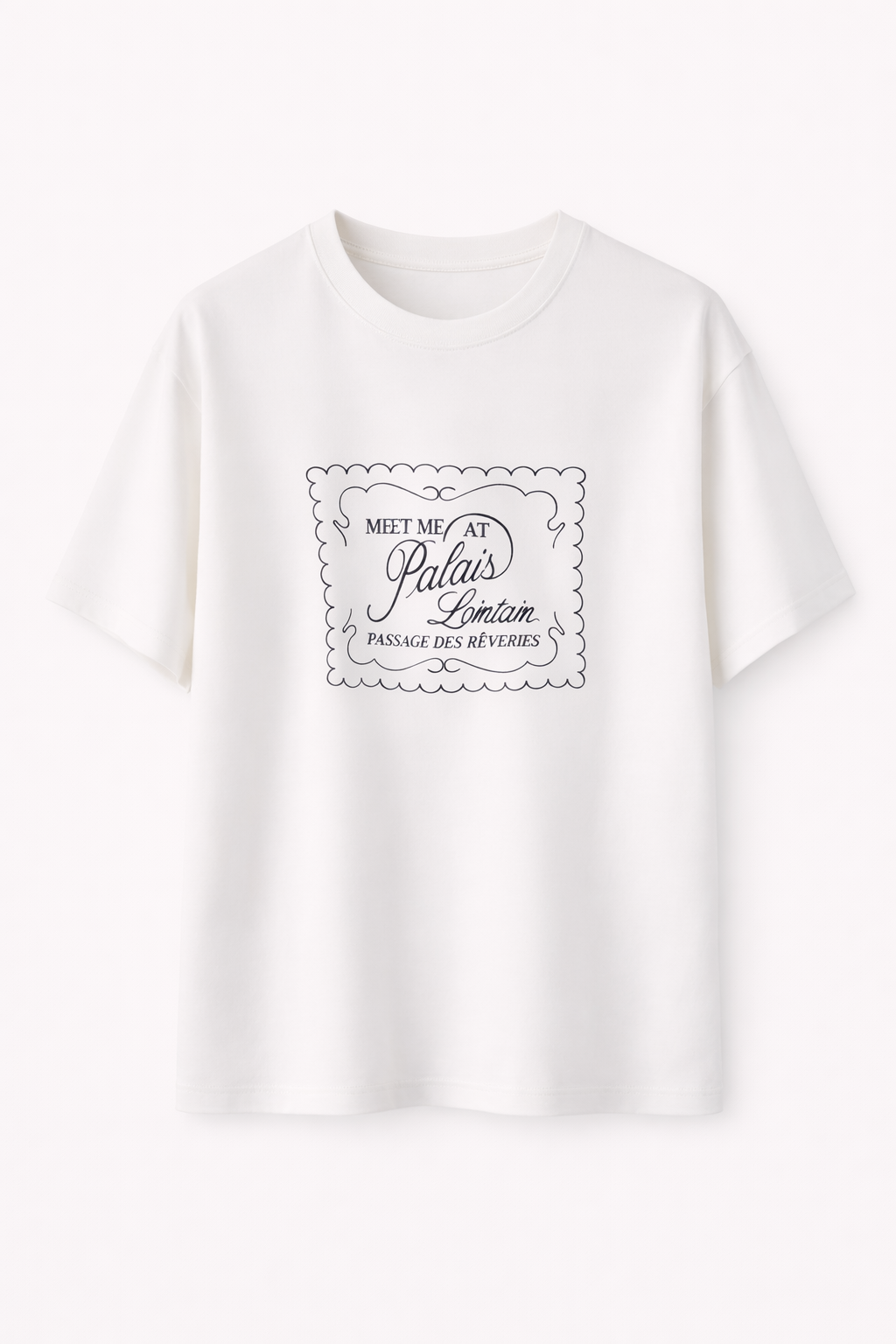 Meet Me at Palais Beyaz Tshirt