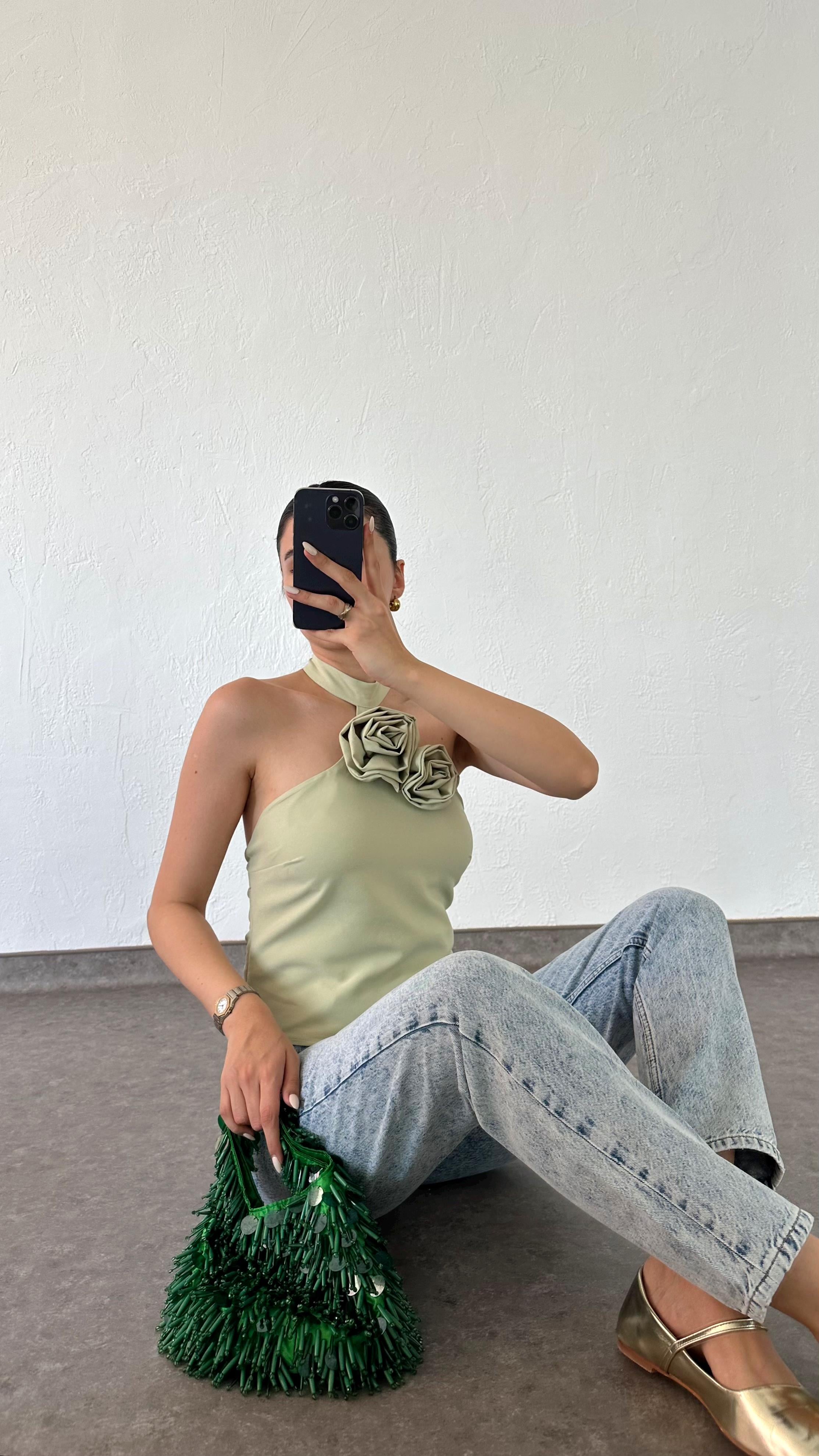 Neckholder Su Yeşili Top