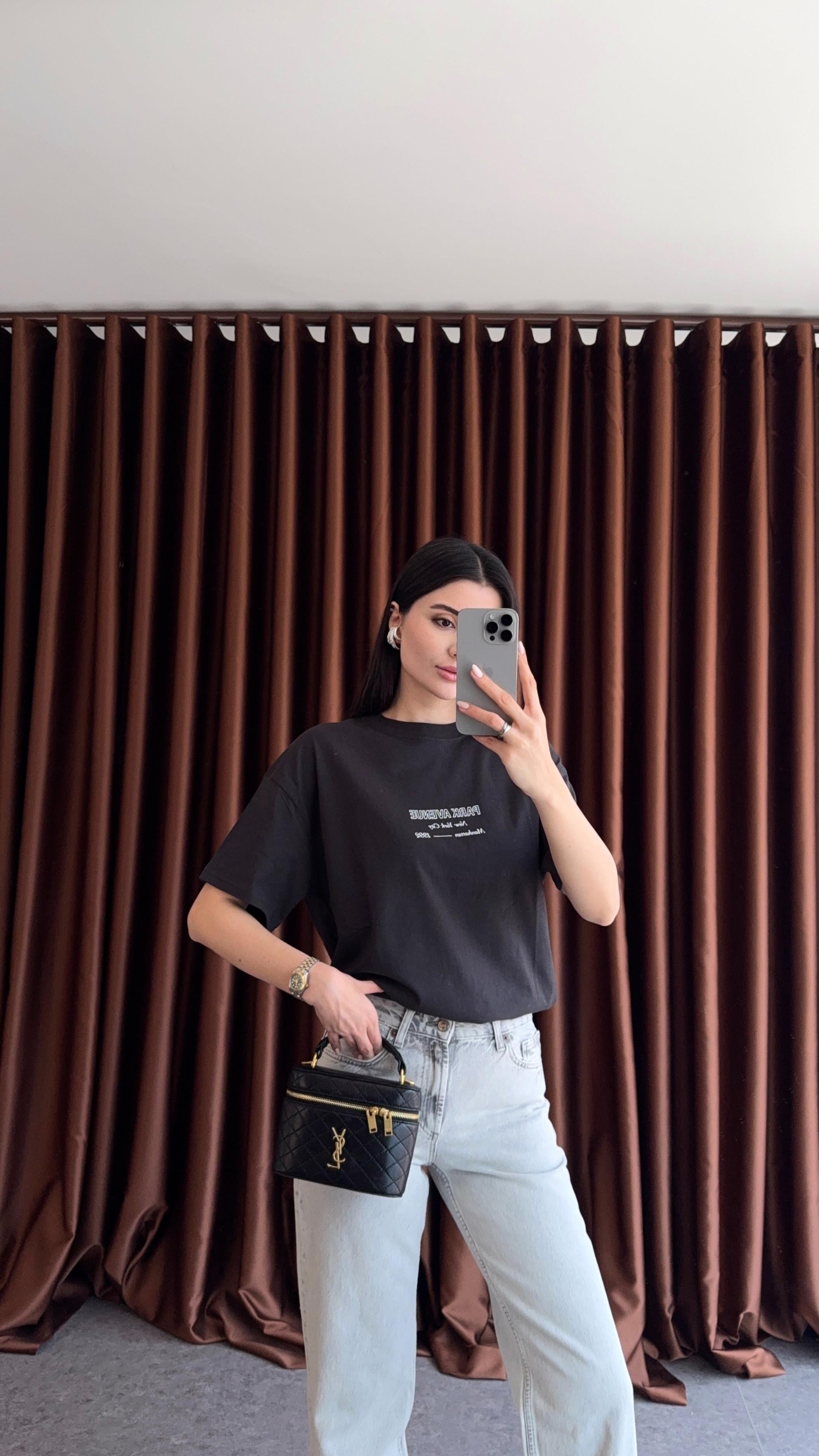 Park Avenue Siyah Tshirt