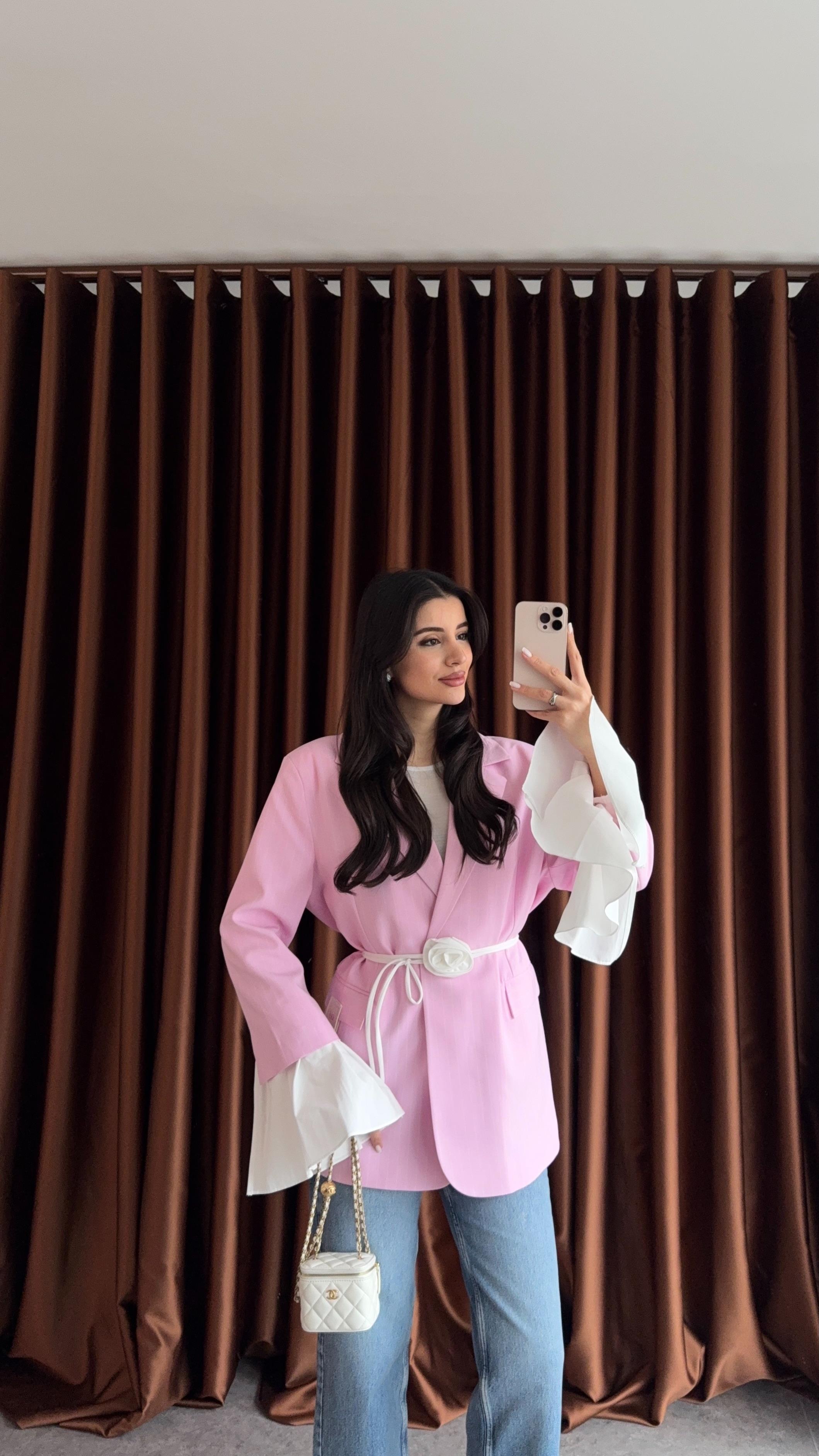 Pembe Tasarım Ceket