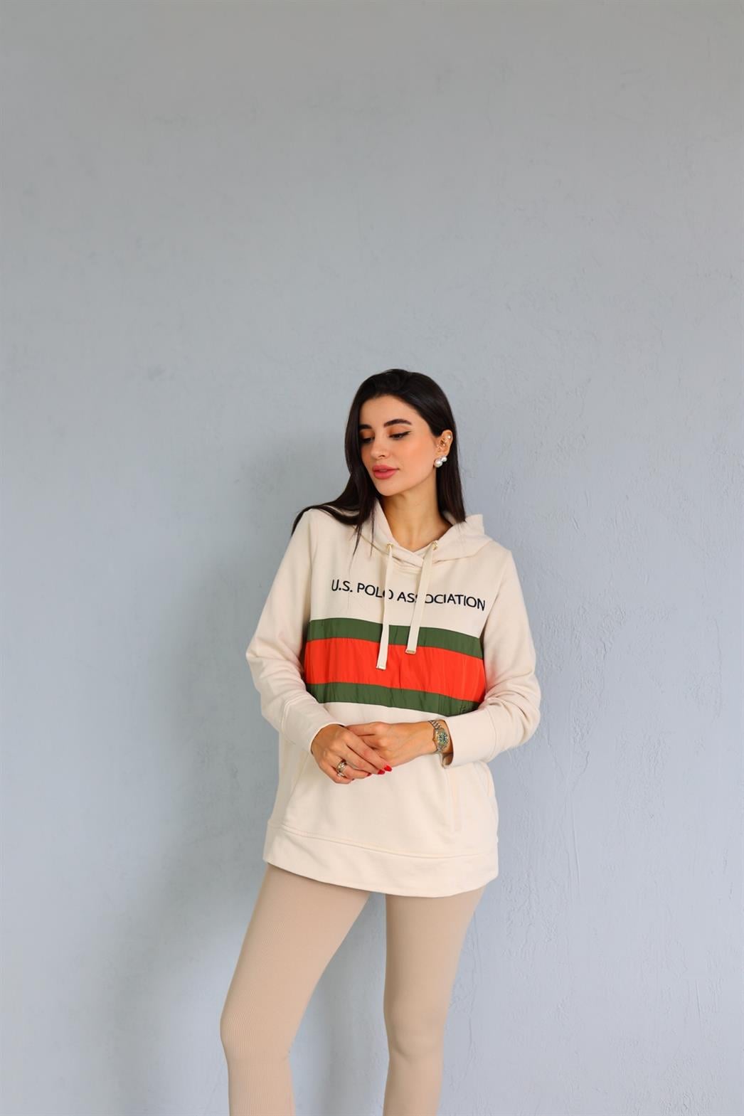 Polo Renkli Sweatshirt