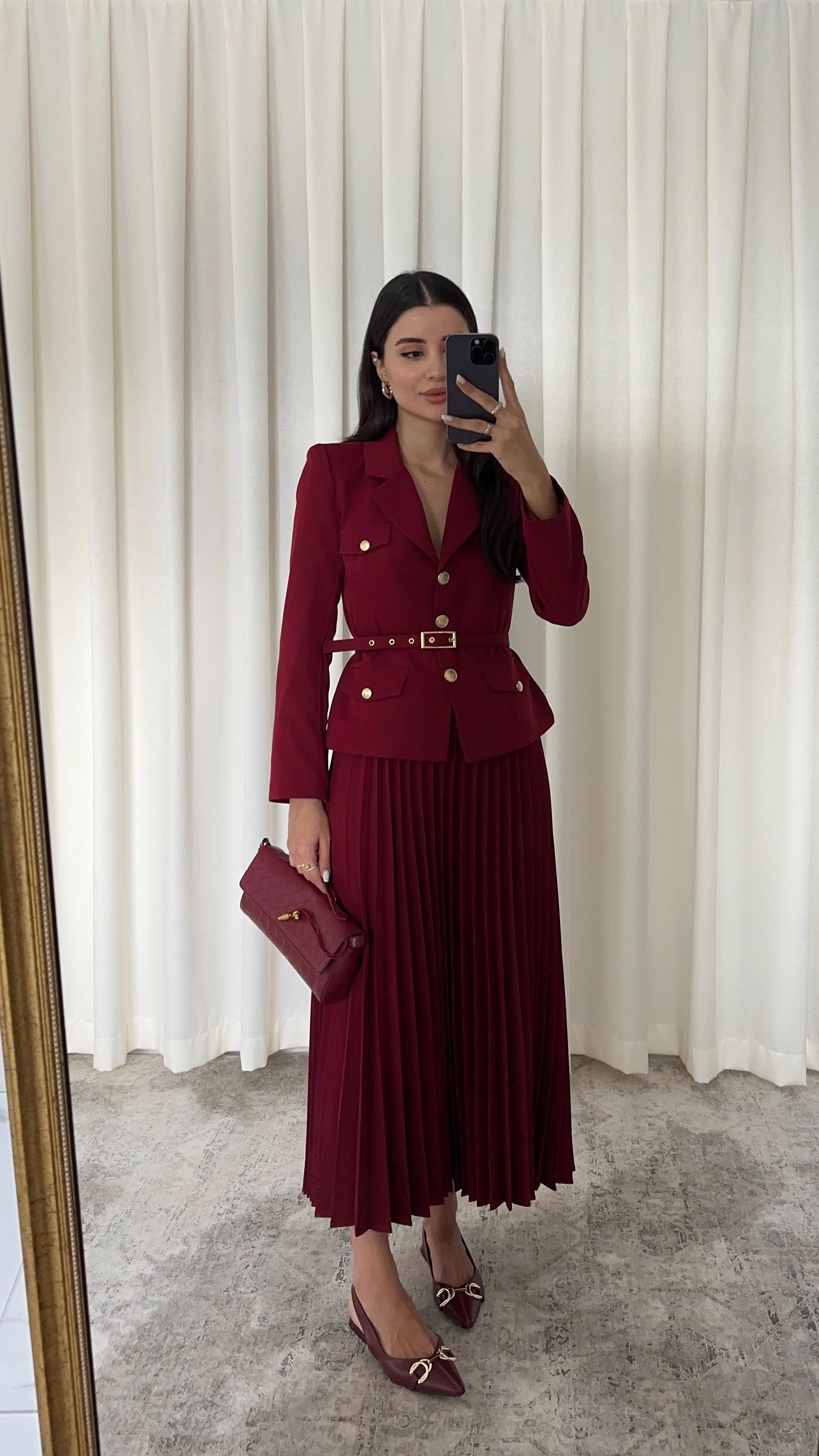 Premium Bordo Takım