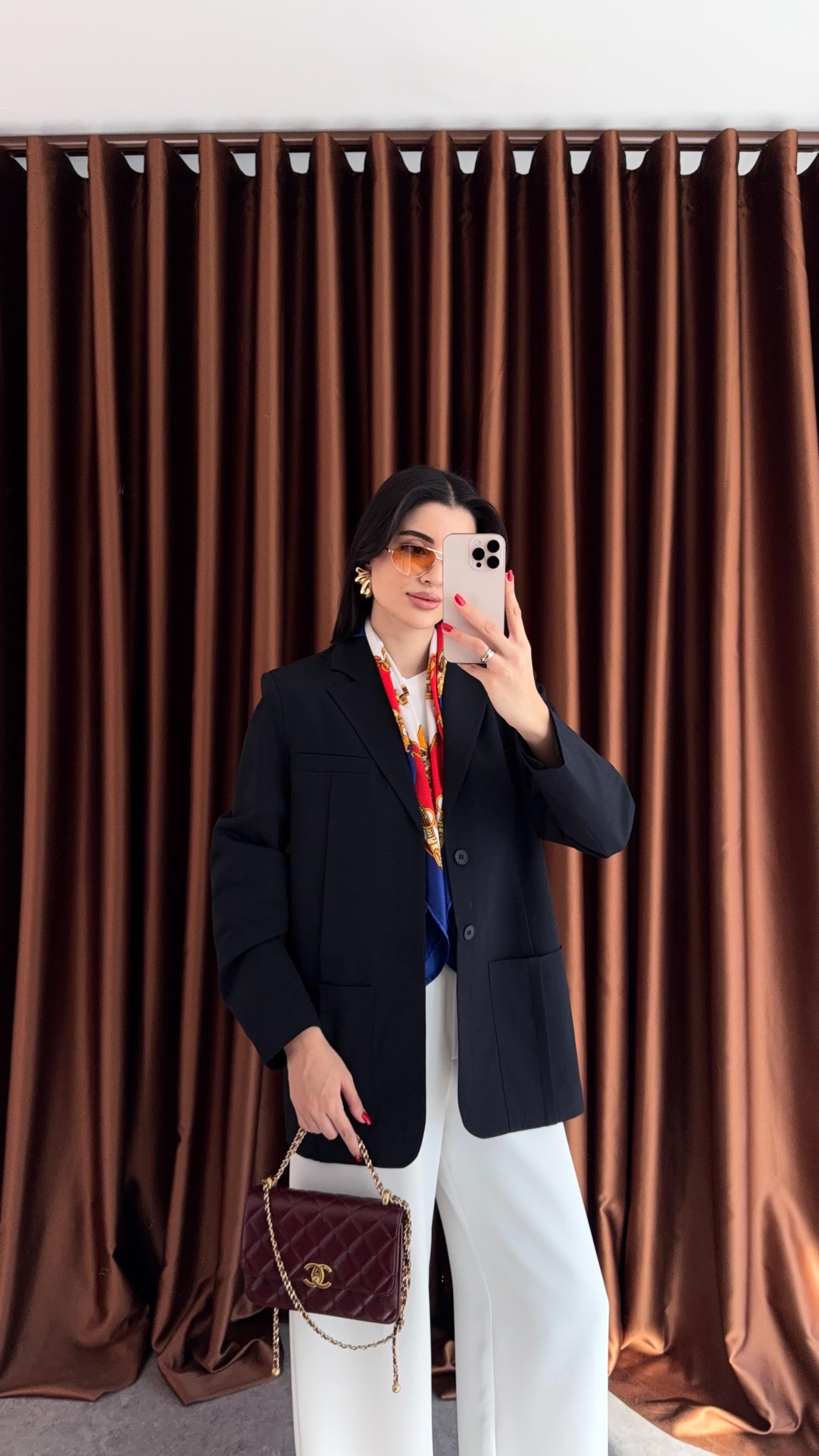 Premium Dikişli Lacivert Blazer Ceket