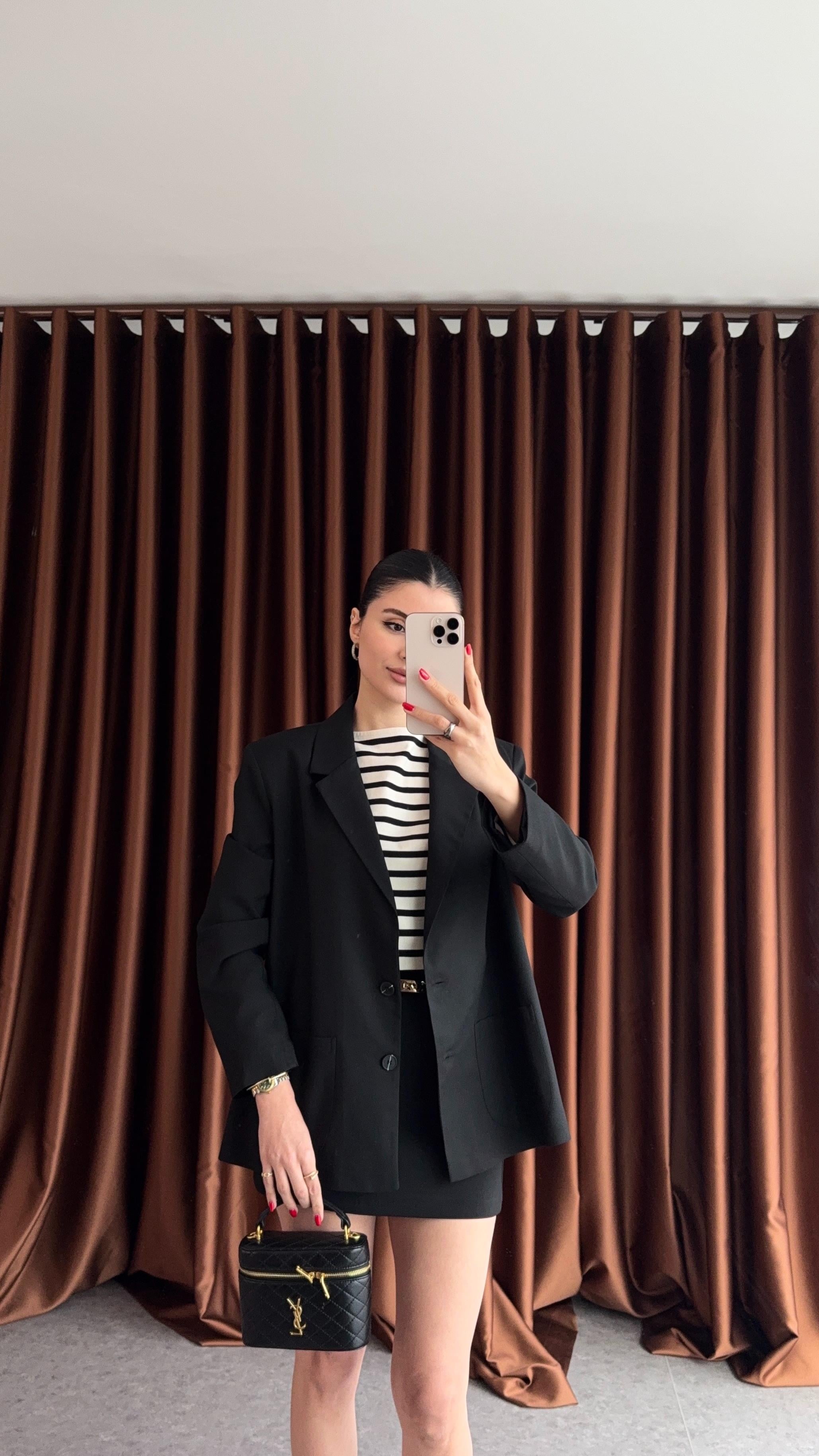 Premium Siyah Blazer Ceket